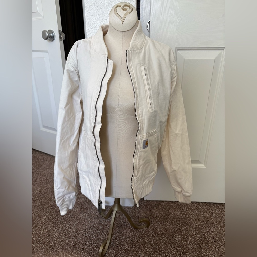 Carhartt Women's Off-White Bomber Jacket
